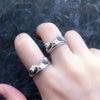 2022 Retro Frog Big Eyes Women's Ring Metal Opening Adjustable Ring Animal Accessories Party Jewelry For Girls Gifts