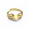 2022 Retro Frog Big Eyes Women's Ring Metal Opening Adjustable Ring Animal Accessories Party Jewelry For Girls Gifts