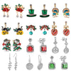 2022 Santa Claus Stud Earrings Bell Elk Exquisite &amp; Small Snowman Earings For Women Girls Christmas Jewelry Special Offer