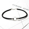 2021 Simple Black Velvet Punk Choker Necklace for women Collar Necklace Gold color Circle Chocker Minimalist Jewelry