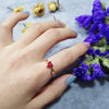 2021  Simple Heart Ring for Women Female Cute Romantic Finger Rings Rhinestone Girl Wedding Engagement Birthday Jewelry Gift
