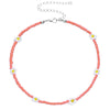 2021 Spring Colorful Seed Bead Necklace For Women Handmade Daisy Flower Beaded Chokers Necklaces Boho Jewelry