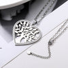 2022 Stainless Steel Necklace for Women Butterfly Big Heart  Owl Tree of Life Round Pendant Necklaces Jewelry Gifts