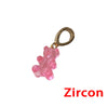 2021 Summer Candy Gummy Bear Pearl Beaded Necklace For Women Colorful Resin Bear Zircon Pendant DIY Choker Y2K Party Jewelry