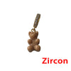 2021 Summer Candy Gummy Bear Pearl Beaded Necklace For Women Colorful Resin Bear Zircon Pendant DIY Choker Y2K Party Jewelry