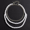 2021 Trendy Acrylic Chain Necklace Collar Statement Multilayered Chunky Thick Chain Choker Necklaces Punk Jewelry Gift