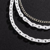 2021 Trendy Acrylic Chain Necklace Collar Statement Multilayered Chunky Thick Chain Choker Necklaces Punk Jewelry Gift