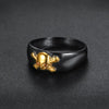 2022 Trendy Pirate Skull Pattern Ring Men's Ring Crystal Inlaid Ring Accessories Party Jewelry Size 7-12