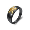 2022 Trendy Pirate Skull Pattern Ring Men's Ring Crystal Inlaid Ring Accessories Party Jewelry Size 7-12
