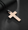 2022 Vanity  Men's Cross Necklace For Rose Gold And Black  24 Inches Chain Pendant Jewelry