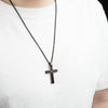 2022 Vanity  Men's Cross Necklace For Rose Gold And Black  24 Inches Chain Pendant Jewelry