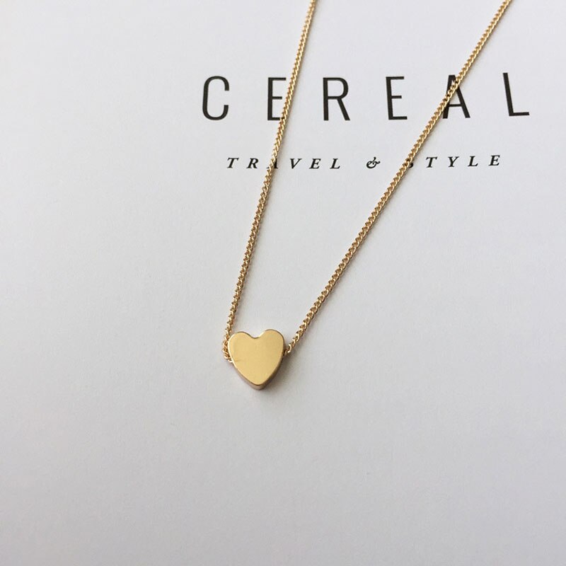 2021 Women Chocker Gold/Silver Color Chain Star Heart Choker Necklace Jewelry Collana Kolye Bijoux Collares Mujer Collier