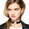 2021 Women Punk Gothic PU Leather Choker Chain Big Heart Buckle Collar Necklace Party Jewelry Neck Accessories SALES