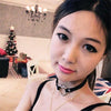 2021 Women Punk Gothic PU Leather Choker Chain Big Heart Buckle Collar Necklace Party Jewelry Neck Accessories SALES
