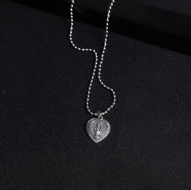 2022 Personality Hip Hop Multilayer Necklace Metal Cross Pendant Silver Color Chain Necklace for Women Men Unisex Jewelry чокер