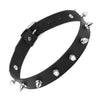 2021 Punk PU Leather Lock Key Heart Round Rivet Collar Studded Choker Necklace Body Birthday Party Gift chocker Jewelry