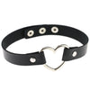 2021 Punk PU Leather Lock Key Heart Round Rivet Collar Studded Choker Necklace Body Birthday Party Gift chocker Jewelry