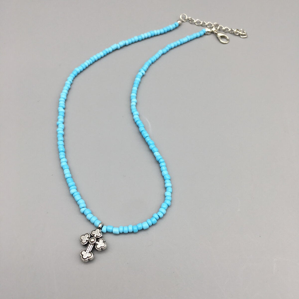 2021 Rainbow Women Short Necklace Handmade Multicolor Beads Bohemia Women Delicate Choker Jewelry Friend Gift