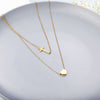 2021 Stainless Steel Choker Necklace Women Gold Color Sideways Cross Necklace Tiny Short Chain Collares Female Religious Jewelry