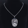 2021 Stainless Steel Goth Jesus Chain Necklaces for Women/Men Silver Color Big Necklaces Chain Jewelry colgante N3633S01