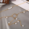 2021 Street Style Gothic Pearl Choker Necklace Long Beads Chain Jewelry Collar For Girl Choker Kpop Neck Decoration