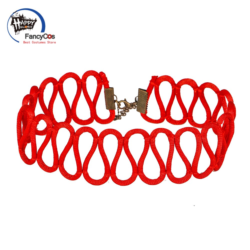 2021 Suicide Harley Choker Necklace Quinn Sexy Costume Harleen Cosplay Quinzel Joker For Women Teens Girls Necklace Gifts