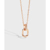 2021 The INS necklace is versatile, interlocking necklace clavicle chain, short necklace choker gift for women