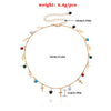 2022 Trend Bohemia Drip Glaze Love Cross Pendant Necklace Simple Vintange Creative Personality Choker Neck For Women