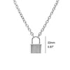 2021 Trend Rock Punk Choker Chain with Lock Necklace For Women Man Gothic Padlock Pendant Jewelry Party Gift