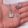 2021 Trend Rock Punk Choker Chain with Lock Necklace For Women Man Gothic Padlock Pendant Jewelry Party Gift