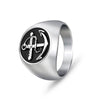 2022 Trendy Retro Nordic Viking Pattern Ring Men's Ring Religious Rune Amulet Accessories Party Jewelry