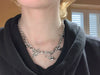 2021 Vintage Harajuku Goth Punk Metal Dinosaur Shape Pendant Chain Choker Necklace For Women Egirl Cool Hip Hop Trendy Jewelry