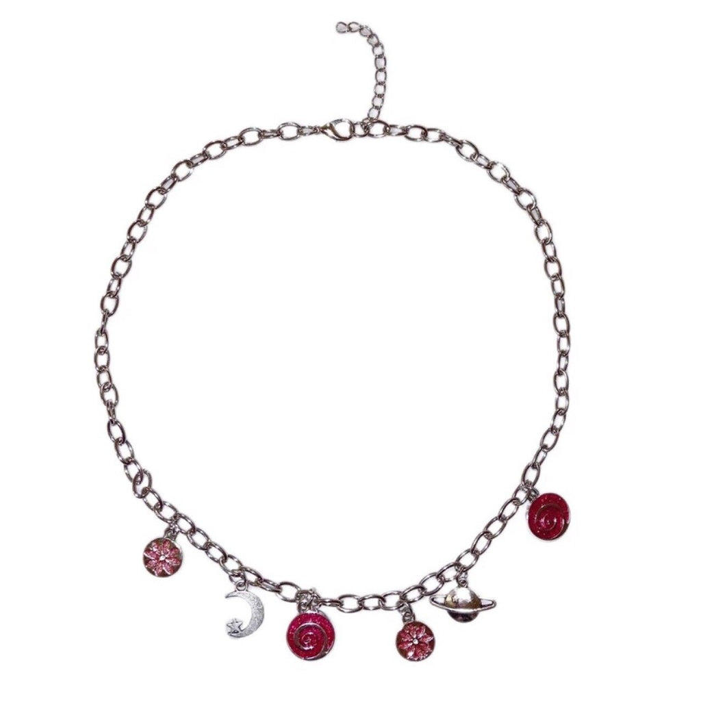 2021 Vintage Punk Cute Candy Pendant Necklaces for Women Simple Harajuku Y2K Necklace Female Metal Chokers Necklace 90s Gift