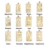 2021 Vintage Zodiac Necklace For Women Gold Stainless Steel 12 Constellation Zodiac Sign Necklace Leo Cancer Virgo Libra Chains