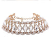 2021 Women's Neck Clavicle Rhinestone Necklace  Glitter Chokers Retro Aesthetic Accessories For Women's Gold Silver Plated