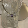 2021 Y2K Jewelry Crystal Metal Choker Necklaces for Women Vintage Simple Clavicle Chain Necklace Female Simple 90s Gifts