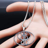 2022 YOGA Reiki Healing Balancing Buddha Stainless Steel Necklace Women Silver Color Statement Necklace Jewerly joyeria N3032S02