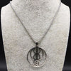 2022 YOGA Reiki Healing Balancing Buddha Stainless Steel Necklace Women Silver Color Statement Necklace Jewerly joyeria N3032S02
