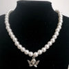 2021 goth aesthetic Angel fairy cat pendant pearl choker necklace collar Punk egirl goblincore grunge jewelry for women