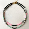 2021 trend religious retro style short choker lady's charm necklace multicolor soft ceramic exquisite accessories