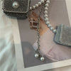 2022Korean Pearl Chain Small Bag Women's Sparkling Diamond Mini Slant Cross Bag Shoulder Decoration Crossbody Bags For Women
