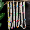 2021 Korean Sweet Colorful Little Daisy Acrylic Flowers Boho Beaded Clavicle Necklaces for Women Girls Jewelry