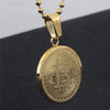 2022 Jewelry  Crystal fromSwarovskis Titanium steel bitcoin necklace 2 Colors Fit Men and Women