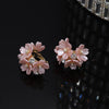 2022 Korea Design Jewelry White Acrylic Flower Earrings Elegant Women Statement Party Earrings Accessories