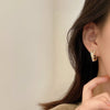 2022 Design Sense X-shaped Gold Stud Earrings Crossover Korean Accessories Party  Jewelry For Women Girls Gift