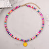2022 Soft Pottery Choker Necklace For Women Bohemian Adjustable Colorful Clay Collar Necklaces Egirl Gift