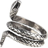 2022 Retro Punk Cobra Shape Snake Ring Women's Ring Opening Adjustable Animal Accessories Party Jewelry For Man