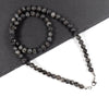 Simple Tiger Eye Bead Necklace For Men Classic Handmade 6mm Strand Beads Necklace For Men Jewelry Gift