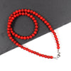 Simple Tiger Eye Bead Necklace For Men Classic Handmade 6mm Strand Beads Necklace For Men Jewelry Gift