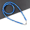 Simple Tiger Eye Bead Necklace For Men Classic Handmade 6mm Strand Beads Necklace For Men Jewelry Gift